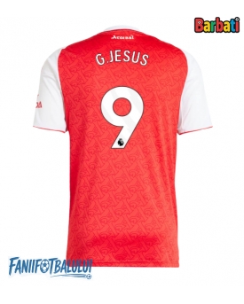 Arsenal Gabriel Jesus #9 Tricou Fotbal Replică 2025-26 Barbati Acasa